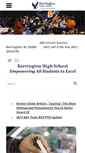 Mobile Screenshot of barringtonhigh.org