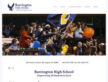 Tablet Screenshot of barringtonhigh.org